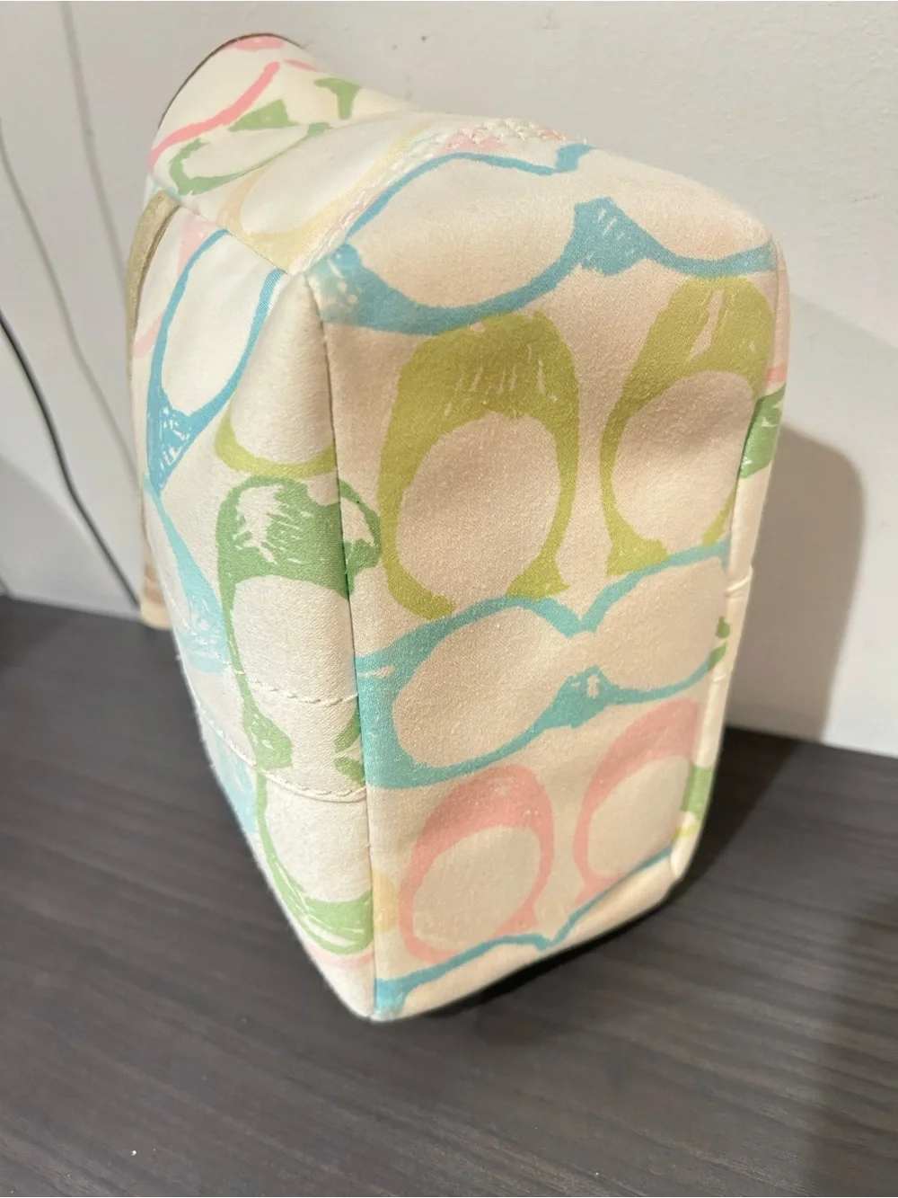 Coach Vintage Hampton Signature Scribble Mini Tote Bag GUC